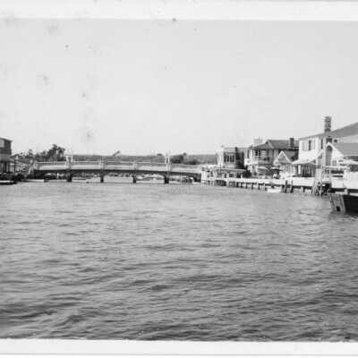 The Grand Canal, Balboa Island, Newport Harbor, Southern Californa's All Year play Port, F 8606