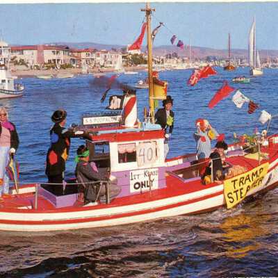 "Tramp Steamer" Character Boat Newport Harbor, California
