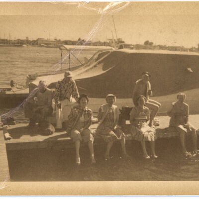 Lounging on the Dock of Collins Island