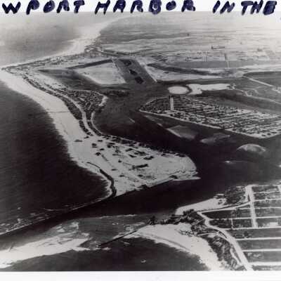 Aerial Photo of Corona del Mar and Harbor, 1930s