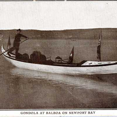 Gondola at Balboa on Newport Bay
