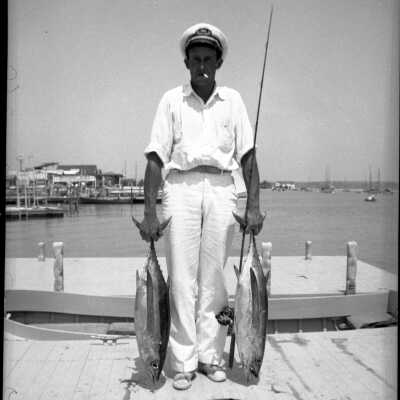 Harold Caldwell Holding Fish