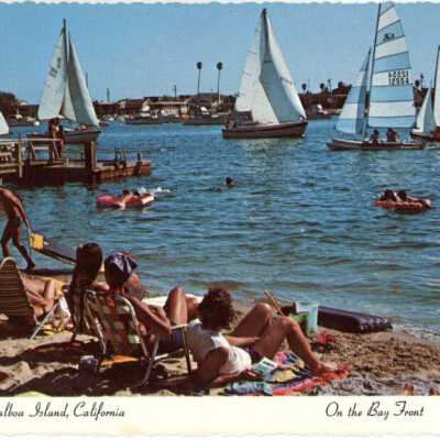 Balboa Island, California On the Bay Front