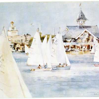 September Regatta 1978 Postcard