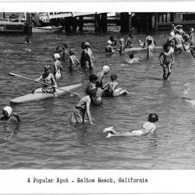A popular spot- Balboa beach, California