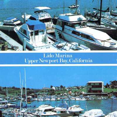 Lido Marina Upper Newport Bay, California