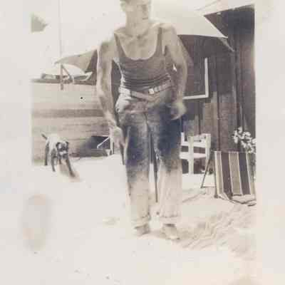 A Man and a Dog