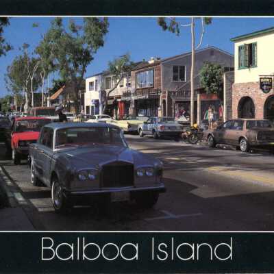 Shops on Marine Avenue- the Main St. of Balboa Island