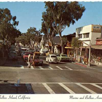 Balboa Island, California Marine and Balboa Avenues
