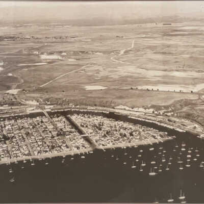 Aerial Photo of Newport Beach, Circa 1940s