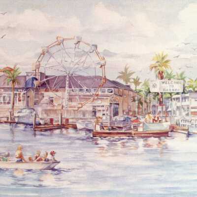 Welcome to Balboa by Jane London postcard