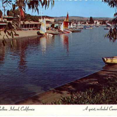 Balboa Island, California - A quiet, secluded Canal