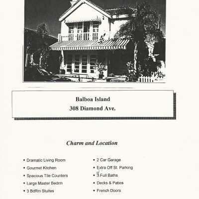 308 Diamond Avenue Real Estate Fliers