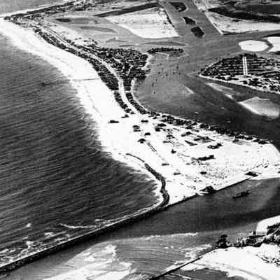 Arial view of Balboa Peninsula