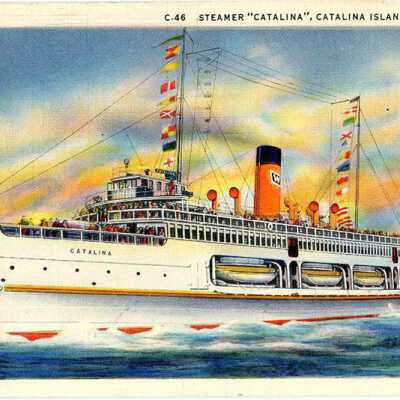 C-46 Steamer "Catalina", Catalina Island, California