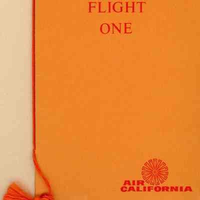 AirCal Flight One Pamphlet