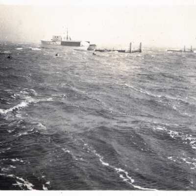 Choppy Waves in Newport Harbor, 1934