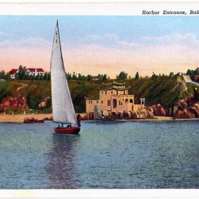 Harbor entrance, Balboa, California