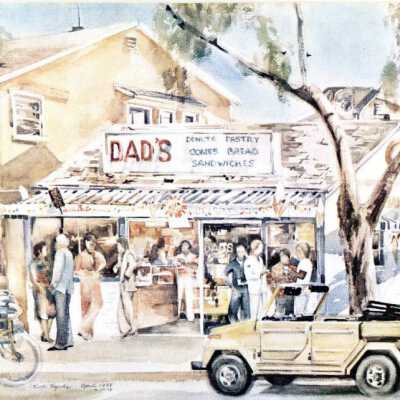 Dad's Donuts by Ruth Hynds, 1978