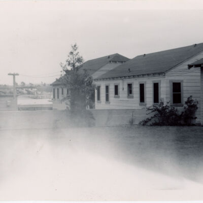 Behind the Collins Island Bungalows