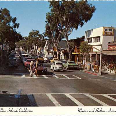 Balboa Island, California - Marine and Balboa Avenues