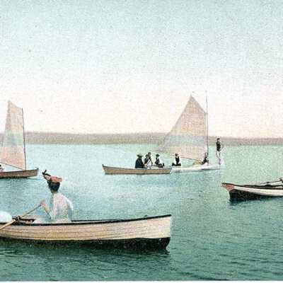 Balboa Beach, Cal Boating Scene