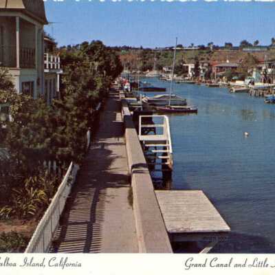 Balboa Island, California Grand Canal and Little Island