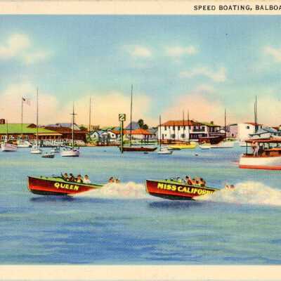 Speed Boating, Balboa, California