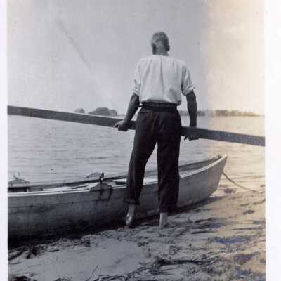 Camping on Balboa Island, 1911