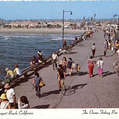 Newport Beach, California The Ocean Fishing Pier