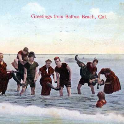 Greetings from Balboa Beach, Cal.