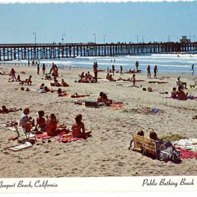 Newport Beach, California Public Bathing Beach