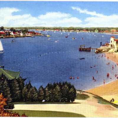 Entrance to Balboa Bay From Corona del Mar, California