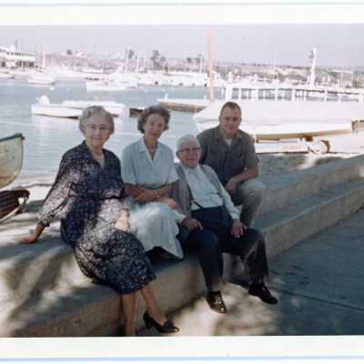 Edna, Helen, Ralph & Gary on North Bay Front