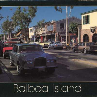 Shops on Marine Avenue- the Main St. of Balboa Island
