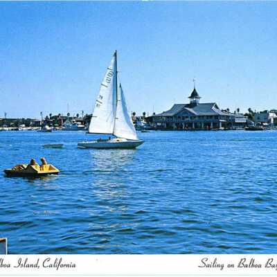 Balboa Island, California - Sailing on Balboa Bay