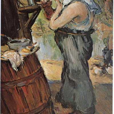 Hobo Joe Advertising Card, Shaving