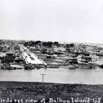 Frontal view of Balboa Island, 1931
