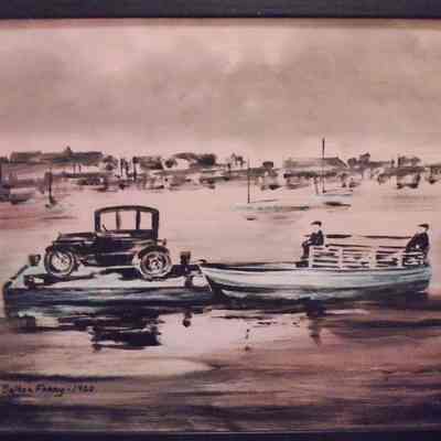 Balboa Ferry Painting