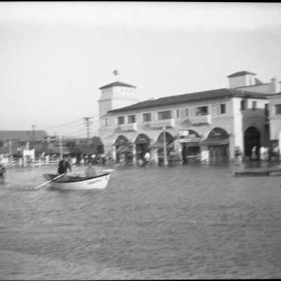 Flooding on Balboa Peninsula, 1934