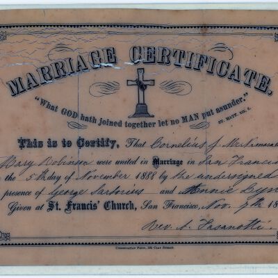 McNamara Marriage Certificate