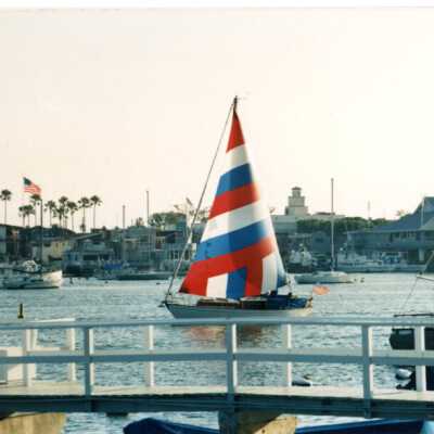 Sailboat Beside Pavilion