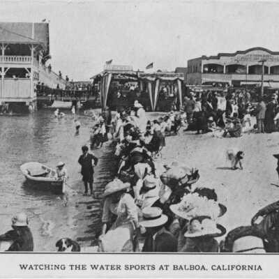 Watching the Water Sports at Balboa, California