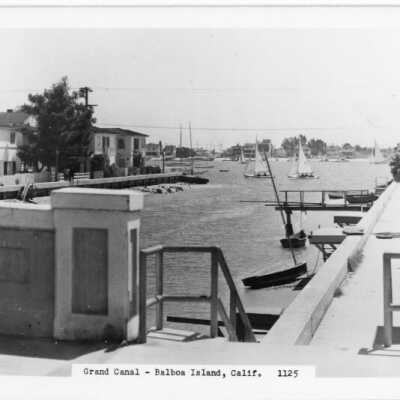 Grand Canal - Balboa Island, Calif. 1125