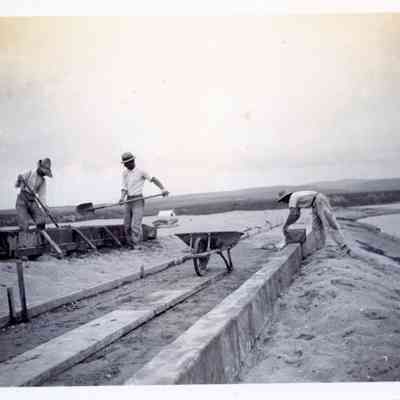 Construction of Balboa Island, July 1911