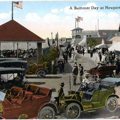 A Summer Day at Newport Beach, Cal.