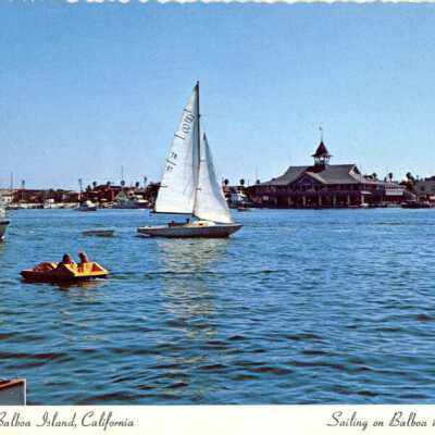 Sailing on Balboa Bay