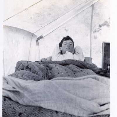Camping on Balboa Island, 1911