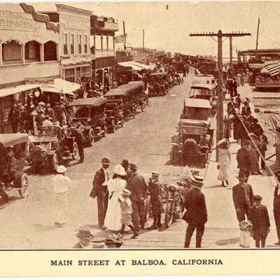 Main Street at Balboa, California