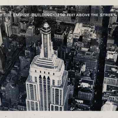 Top of the Empire Building - 1250 Feet above the Street